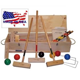 Click here to buy Forest Industries Hilton Head Croquet Set.