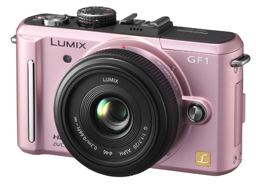 Panasonic �f�W�^�����J����/�����Y�L�b�g(20mm/F1.7�p���P�[�L�����Y�t��) �t�F�A���[�s���N DMC-GF1C-P