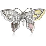 CZ by Kenneth Jay Lane Butterfly Brooch