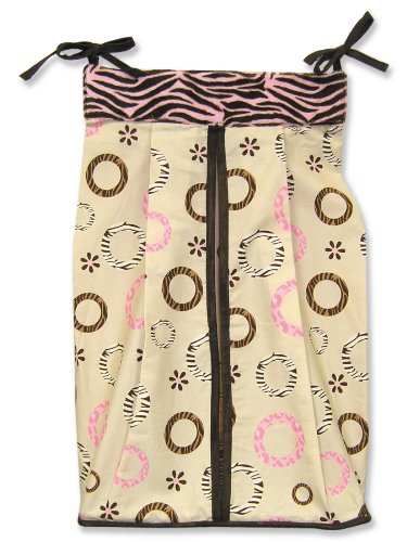 Trend Lab Sweet Safari Diaper Stacker, Pink.