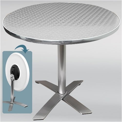 Lumisource TB-CAFE-SS Cafe Dinette Table - Stainless
