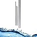 Hawkeye Set of 4 Stainless Steel Reusable Drinking Straws with FREE Cleaning Brush - Durable, BPA Free and Eco Friendly - 10.5 Inches - Fits 30 Oz and 20 Oz Yeti Rambler Tumblers and Other Tall Cups