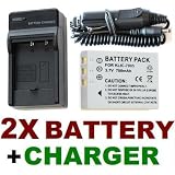 Buy 2X Battery + Charger KLIC-7005 For Kodak EasyShare C763 by Neewer