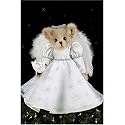 Serafina Snowfall Angel Christmas Tree Topper by Bearington