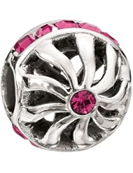 Authentic Chamilia Charm "Blaze" - Fuchsia Swarovski 2025-0790