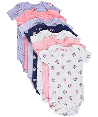 Carter's Baby Girls' 7 Pack Bodysuits (Baby)