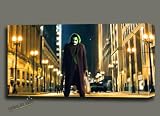 BATMAN THE DARK KNIGHT HEATH LEDGER JOKER CANVAS PAINTING W GALLERY WRAP STYLE FRAMING