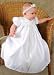 Ashley. satin and lace christening gown