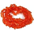 Orange Chip Glass Beads Jewelry Beading Part 34" Strand