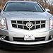 Au-TOMOTIVE GOLD Cadillac Chrome Logo and Name on Chrome License Plate