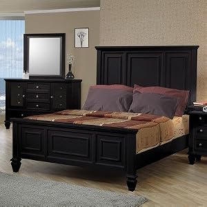 Click Here For Cheap Sandy Beach Black Queen Bed By Coaster Furniture For Sale