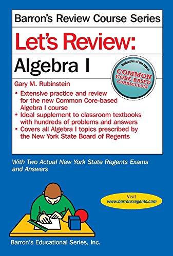 Download Let's Review Algebra I Download Let's Review Algebra I
