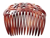 France Luxe Swirl Side Comb - Tortoise