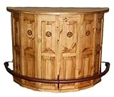 Half Circle Bar (Brown) (47.00"W x 44.00"H x 35.00"D)