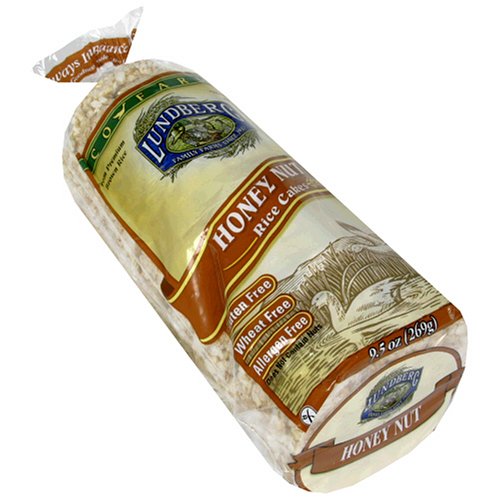 Lundberg Eco-Farmed Honey Nut Rice Cake, 9.5-Ounce Units (Pack of 12) by Honey