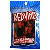 Red Vines Red & Black Mixed Bites, 8-Ounce Bags (Pack of 12)