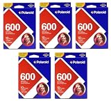 Polaroid 600 Pack of FIVE (5) Instant Film - 50 Photos