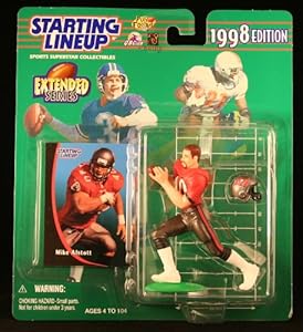 MIKE ALSTOTT / TAMPA BAY BUCCANEERS 1998 NFL * EXTENDED SERIES * Starting Lineup Action Figure & Exclusive NFL Collector Trading Card