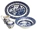 Churchill China Chelsea Blue Willow 5-Piece Dinnerware Completer Set