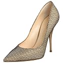 Casadei Women's 6650 Basic Pump,Black Mesh,6.5 M