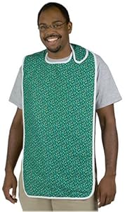 Duro-Med Mealtime Protector, Fancy Print Green