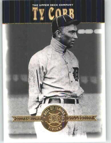 2001 Upper Deck Hall of Famers #41 Ty Cobb - Detroit Tigers (Baseball Cards)