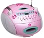 Barbie CD Boom Box with Tape Recorder and Microphone