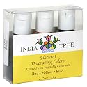 India Tree Natural Decorating Colors Set,  3-Count Packages  2.25  ounces   (Pack of 2)
