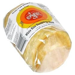 Ener-G Foods White Rice Hamburger Buns, 10.29-Ounce Units (Pack of 6)