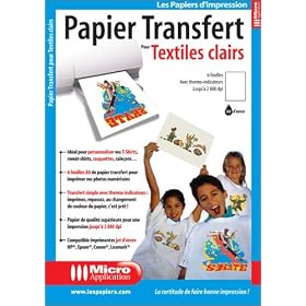 Papier Transfert Pour Textiles Clairs