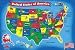 Melissa & Doug USA Map 51 pcs Floor Puzzle