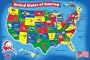 Melissa & Doug USA Map 51 pcs Floor Puzzle