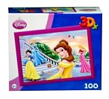 Disney Princesses 3DJr Jigsaw Puzzle 100 Pieces