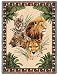 Big Cats Lion Leopard Cheetah Cotton Tapestry Throw Blanket