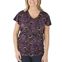 Mossimo&reg; Black Plus Flutter Sleeve Tee - Purple