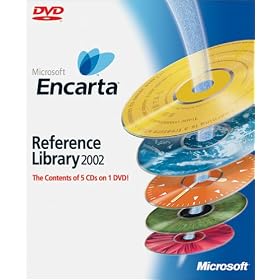 Microsoft Encarta Reference Library DVD 2002  [OLD VERSION]