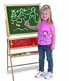 Eichhorn 100002569 - Holz-Magnet-Standtafel, inklusive Zubeh�r, 70x115 cm