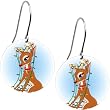 Christmas Lights Reindeer Earrings