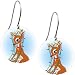 Christmas Lights Reindeer Earrings