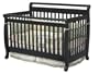 DaVinci Emily 4 in 1 Crib with Toddler Rail, Ebony