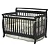 DaVinci Emily 4 in 1 Crib with Toddler Rail, Ebony