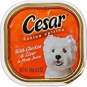 Cesar Select Dinners for Small Dogs with Chicken and Liver in Meaty Juices
