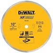 DEWALT DW4762  10-Inch Wet Cutting Continuous Rim Saw Blade with 5/8-Inch Arbor for Porcelain or Tile