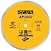 DEWALT DW4762  10-Inch Wet Cutting Continuous Rim Saw Blade with 5/8-Inch Arbor for Porcelain or Tile