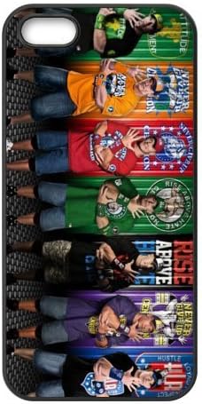 Custom Plastic Case WWE & raw john cena image Logo Apple iphone 5 &iphone 5s Case