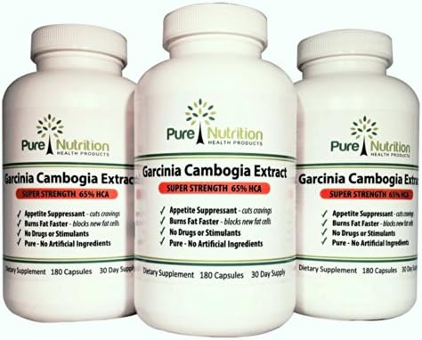 Pure Garcinia Cambogia Extract - Special 2 for 1 - Order 2, 2nd is Free (no promo code) - No-Risk 100% Money Back Guarantee - Fast Easy Weight Loss - Appetite Suppressant - 30-day supply - 180 capsules - Best Weight Loss Supplements - Diet Pills for Diet Weight Loss Plan - No Side Effects Fat Burner - No Drugs or Stimulants - New Super Strength 65% HCA - Guaranteed Weight Loss - Best Weight Loss Pills for Women & Men
