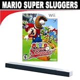 Mario Super Sluggers (Nintendo Wii) + Wii Wireless Sensor Bar