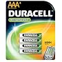 Duracell Rechargeable AAA NiMH Batteries, MIGNON/HR03/DC2400 (4 Batteries)