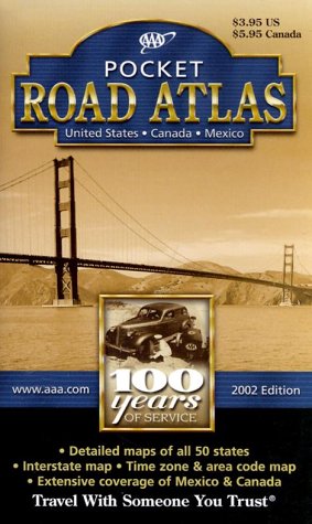City Travel Guides Discounted  Books : AAA Pocket Edition Road Atlas: 2002 Edition