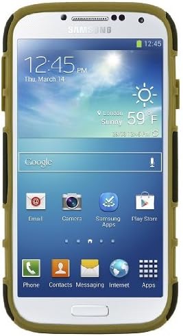 Cell Xcessories CellJoy Samsung Galaxy S4 SIV Case Protective [Future Armor] Ultra Fit Dual Protection Cover with Belt Clip Holster for Galaxy S4 SIV [Retail Packaged] (Army Green)